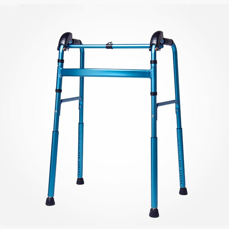 Adjustable aluminum frame walker