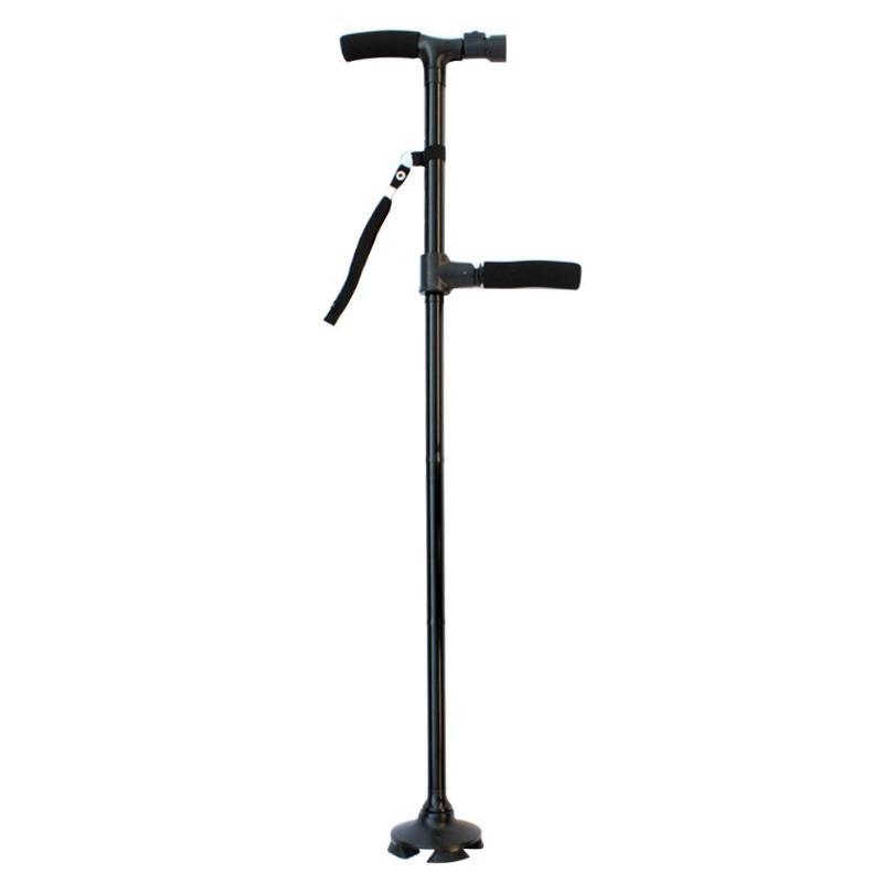 Free Standing Quad Walking Cane (with Light)