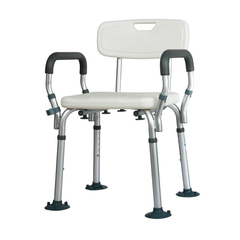 Elderly Bath Aid heavy duty Shower Seat with armrest and backrest