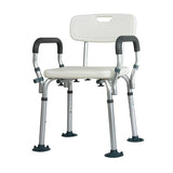 Elderly Bath Aid heavy duty Shower Seat with armrest and backrest