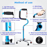 Free Standing Quad Walking Cane