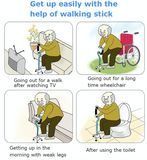Free Standing Quad Walking Cane
