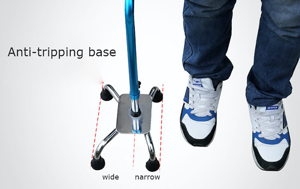 Free Standing Quad Walking Cane