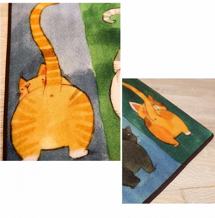 Elderly Toilet Aid Anti-Slip Cat Floor Mat