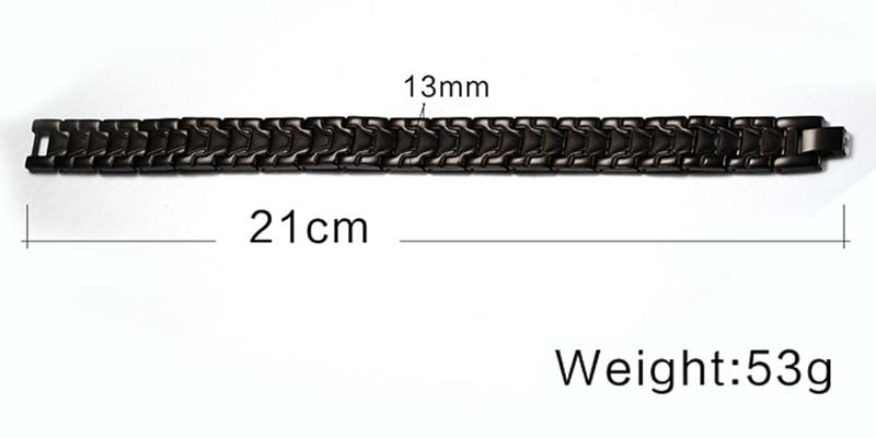 Magnetic Therapeutic Chain Bracelet for Men