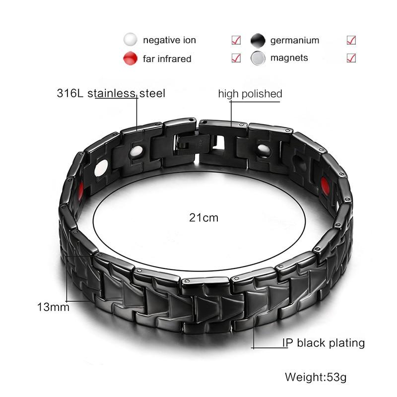 Magnetic Therapeutic Chain Bracelet for Men