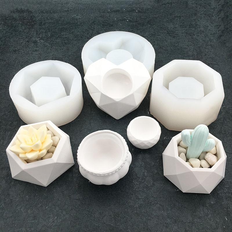 Silicone Flower Pot Mold