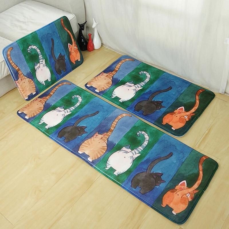 Elderly Toilet Aid Anti-Slip Cat Floor Mat