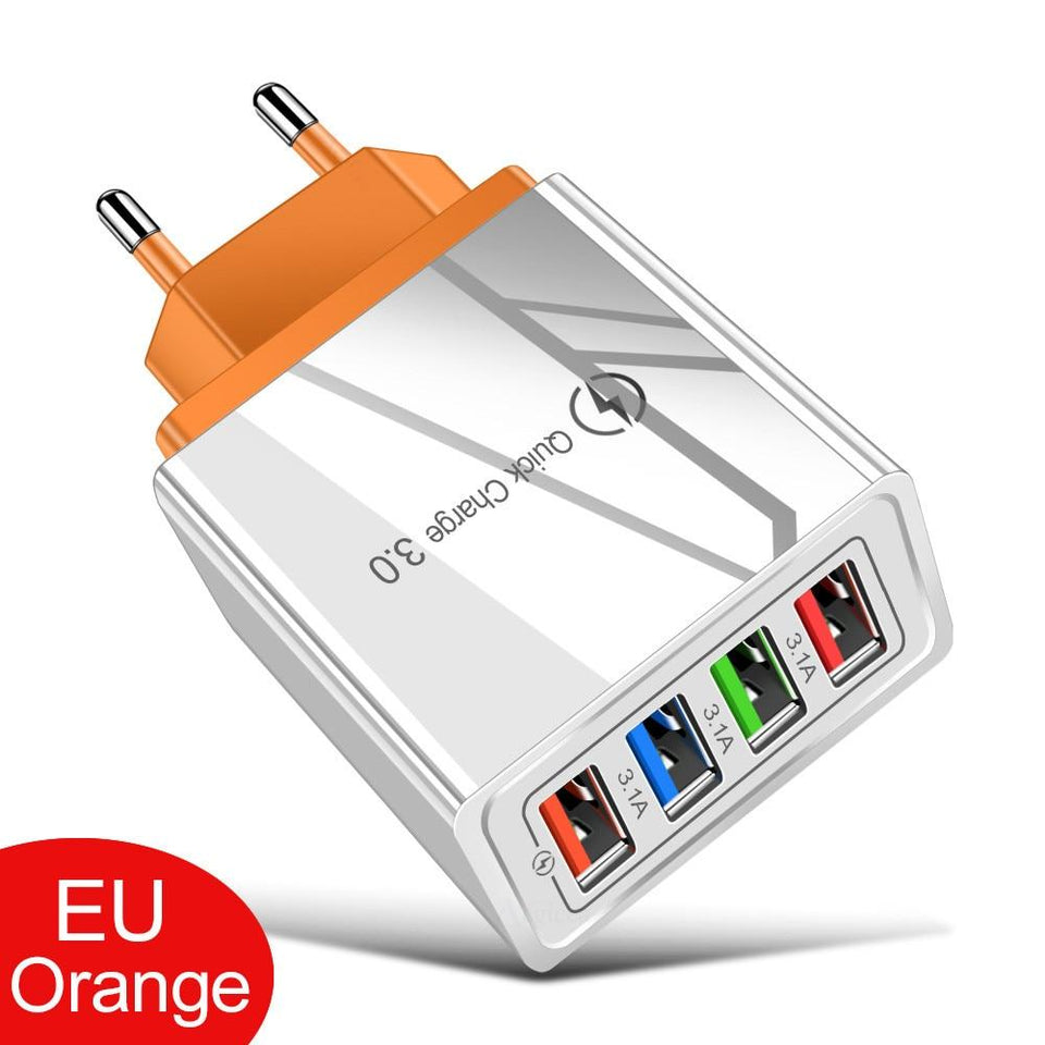 EU/US USB Quick Charge Plug