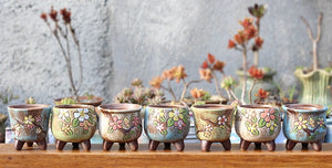 Ceramic Flower Jars