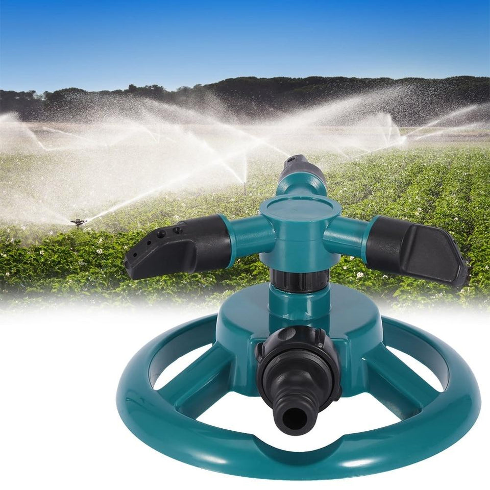 Blue 360 Auto-Rotating Sprinkler