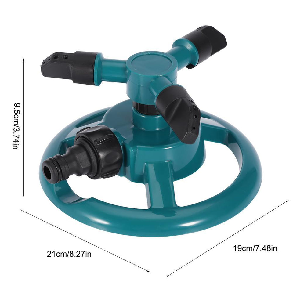 Blue 360 Auto-Rotating Sprinkler