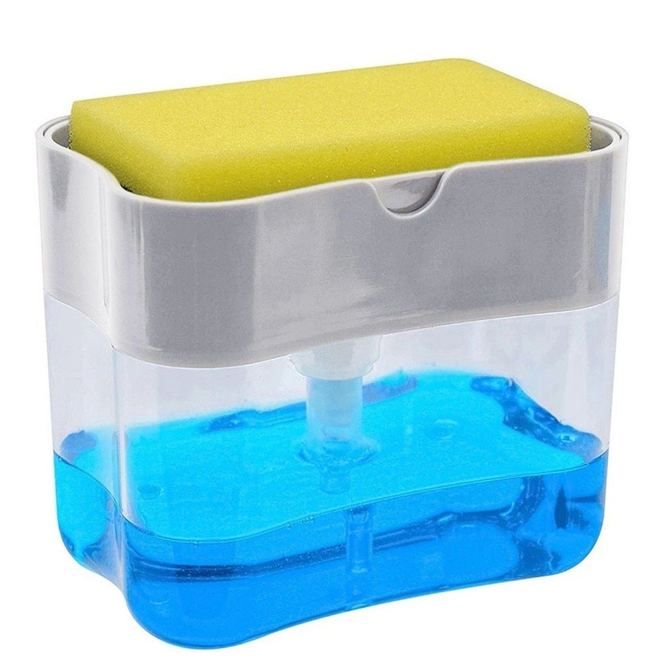2-in-1 Sponge Soap Dispenser