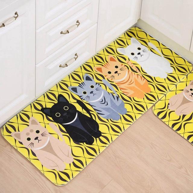 Elderly Toilet Aid Anti-Slip Cat Floor Mat
