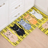 Elderly Toilet Aid Anti-Slip Cat Floor Mat