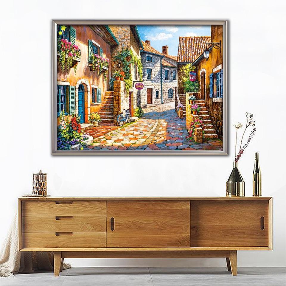 City Landscape Diamond Embroidery