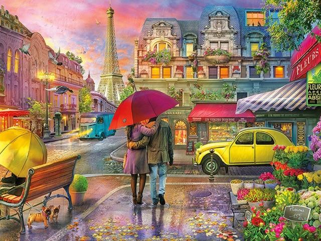 City Landscape Diamond Embroidery