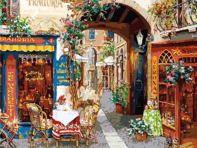 City Landscape Diamond Embroidery