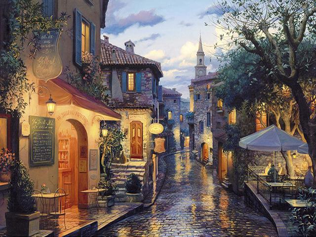 City Landscape Diamond Embroidery