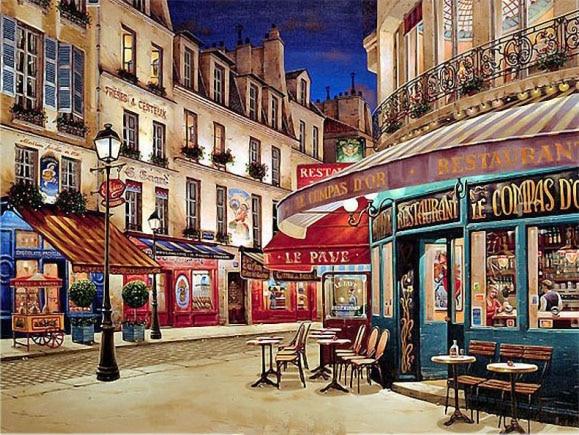 City Landscape Diamond Embroidery