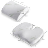 2 In 1 Bamboo Fiber Memory Foam Cushion