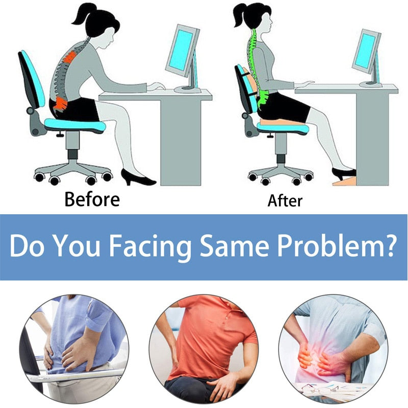 2 In 1 Bamboo Fiber Memory Foam Cushion