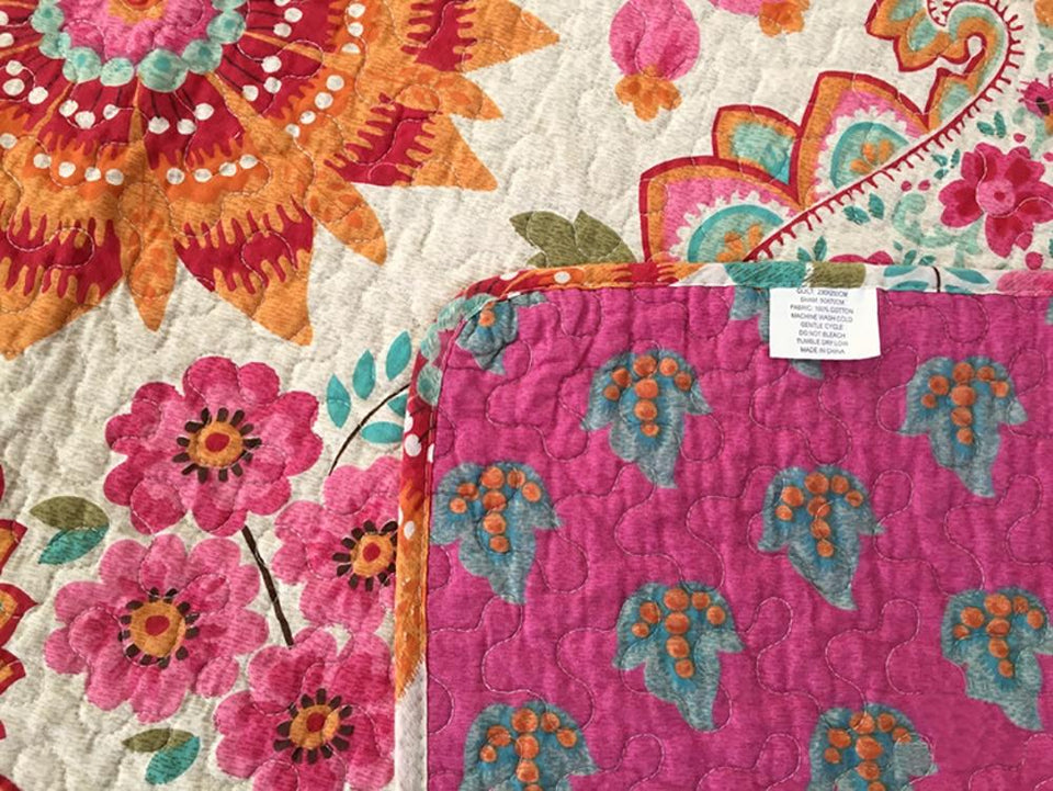 3 pieces King and Queen Bedsheets