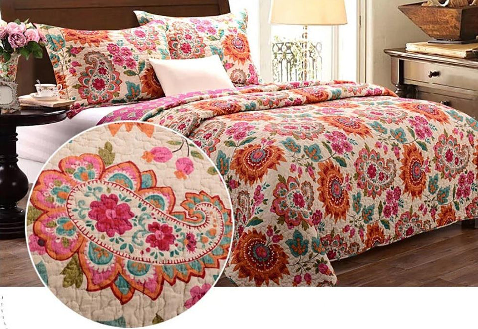 3 pieces King and Queen Bedsheets