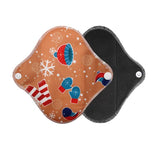 inside the Elderly Incontinence Reusable Bamboo Charcoal Sanitary Panty Liner which shows the soft and comfortable bamboo fabric.