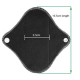 dimension's of the Elderly Incontinence Reusable Bamboo Charcoal Sanitary Panty Liner.