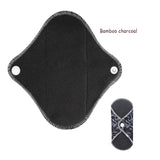 inside the Elderly Incontinence Reusable Bamboo Charcoal Sanitary Panty Liner which shows the soft and comfortable bamboo fabric.