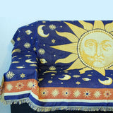 Bohemian Knitted Blanket