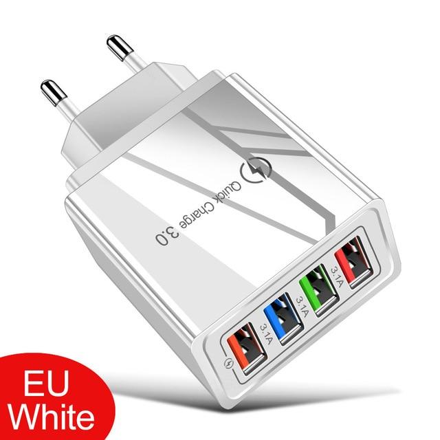 EU/US USB Quick Charge Plug
