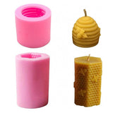 Silicone 3D Honeycomb Candle Mold