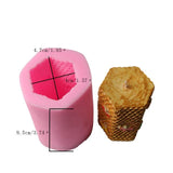 Silicone 3D Honeycomb Candle Mold