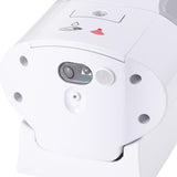 shows the bottom of the Smart Wall Soap Dispenser where the soap comes out of.