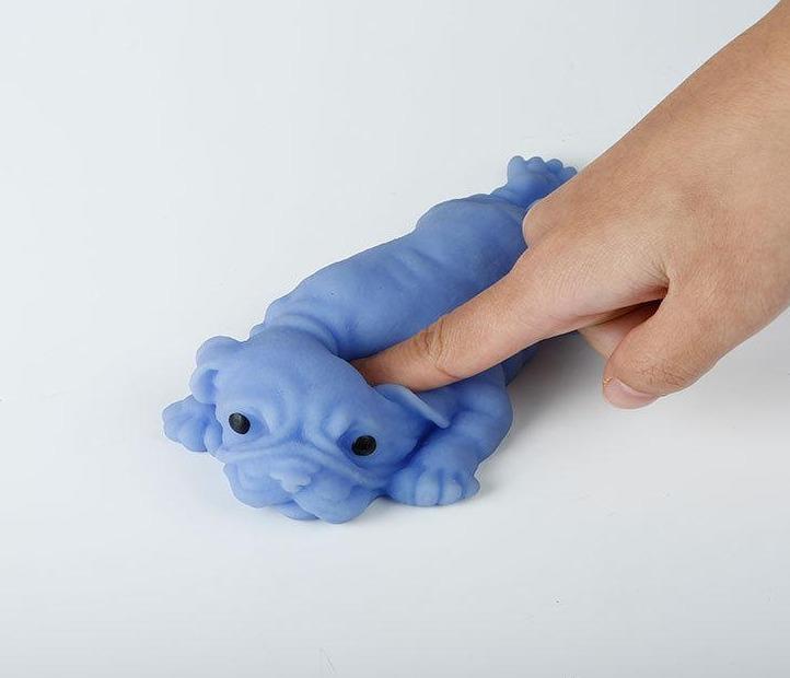 Silicone Bulldog Stress Ball