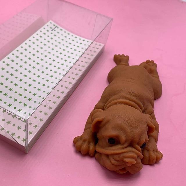 Silicone Bulldog Stress Ball