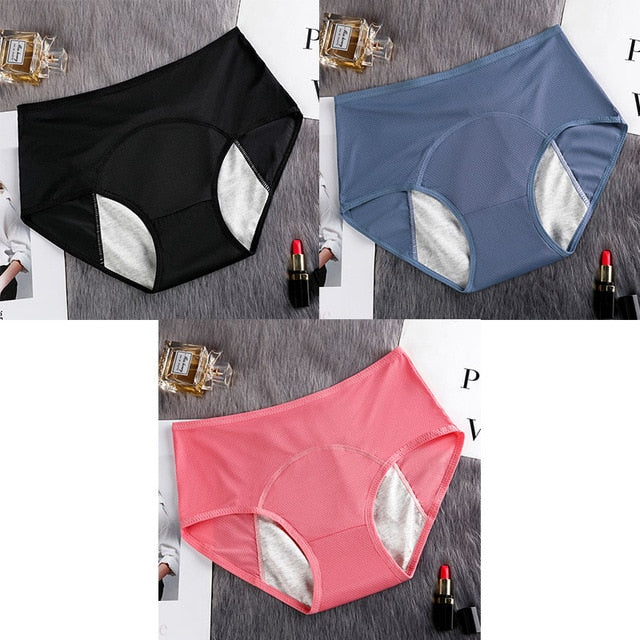 3 Pack Elderly Incontinence Women's Diapers Pants Underwear