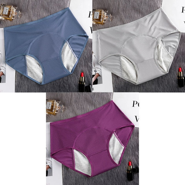 3 Pack Elderly Incontinence Women's Diapers Pants Underwear