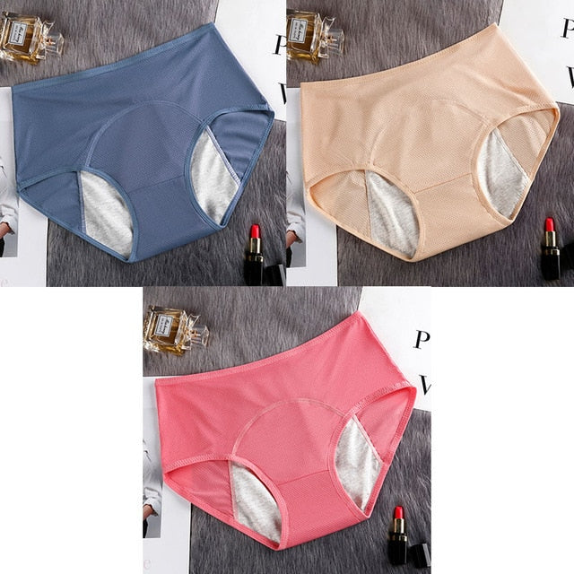 3 Pack Elderly Incontinence Women's Diapers Pants Underwear