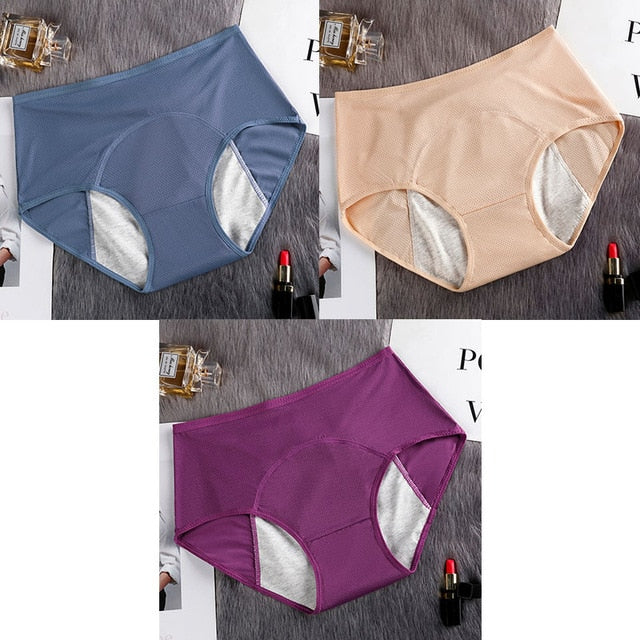 3 Pack Elderly Incontinence Women's Diapers Pants Underwear