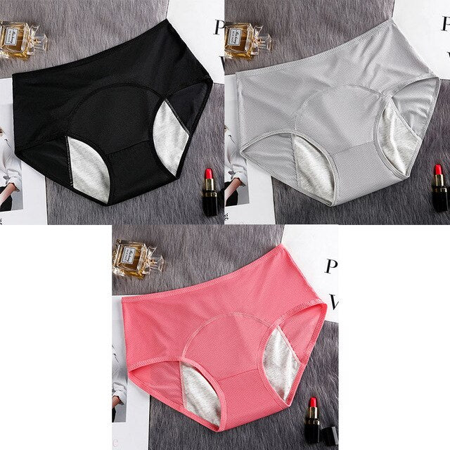 3 Pack Elderly Incontinence Women's Diapers Pants Underwear