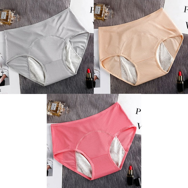 3 Pack Elderly Incontinence Women's Diapers Pants Underwear