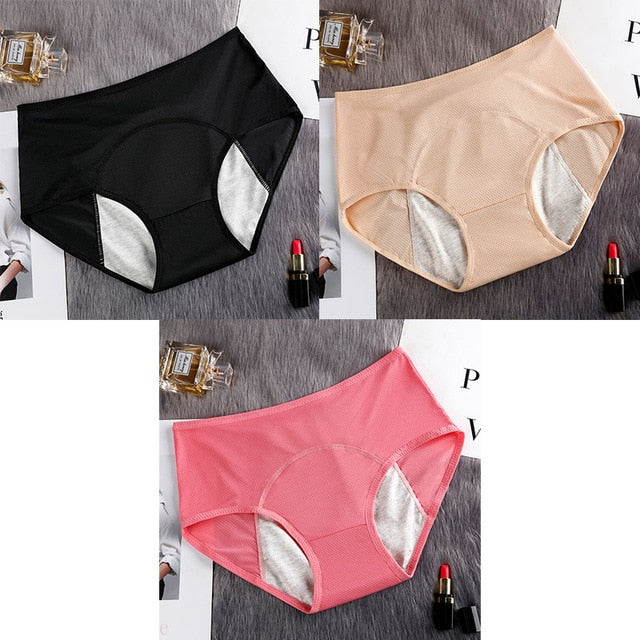3 Pack Elderly Incontinence Women's Diapers Pants Underwear