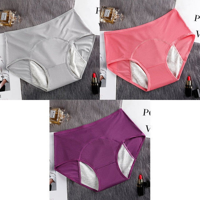 3 Pack Elderly Incontinence Women's Diapers Pants Underwear