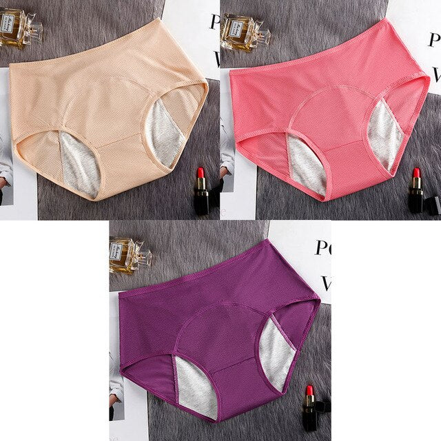 3 Pack Elderly Incontinence Women's Diapers Pants Underwear