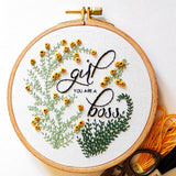 DIY Flower Cross Stitch Kit