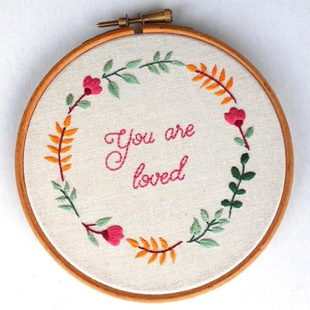 DIY Flower Cross Stitch Kit