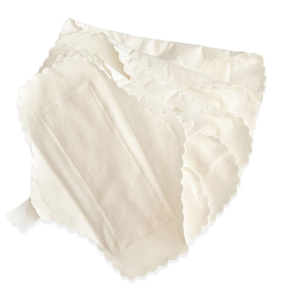 inside look on the reusable cotton sanitary pads.